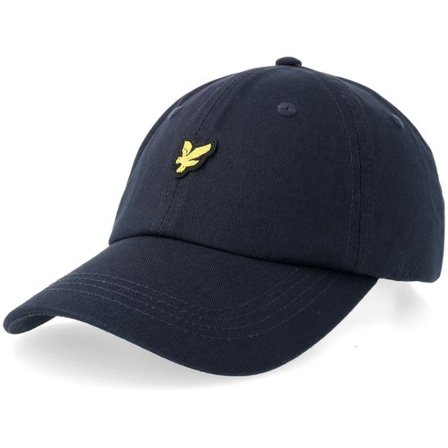 Lyle & Scott - Blå unconstructed Keps - Baseball Dark Navy Dad Cap @ Hatstore