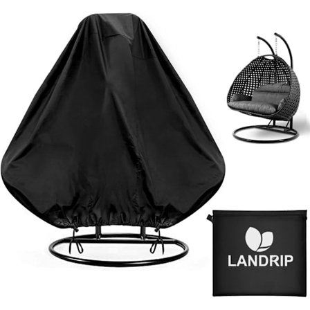 Äggfilt, 420D Oxford utomhusäggfilt 2-sits, hängande stolsöverdrag, 232 x 200 cm