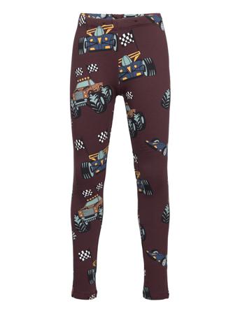 Leggings Aop Racer Cars Leggingsit Monivärinen/Kuvioitu Lindex