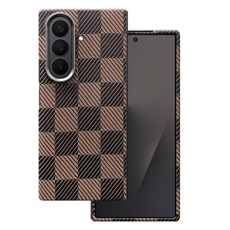 Mobilskal till Galaxy Z Fold 7 MagSafe Kevlar - Guld Shangge