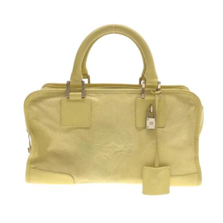 Loewe Pre-owned, Pre-owned Handbags Geel, Dames, Maat:ONE Size