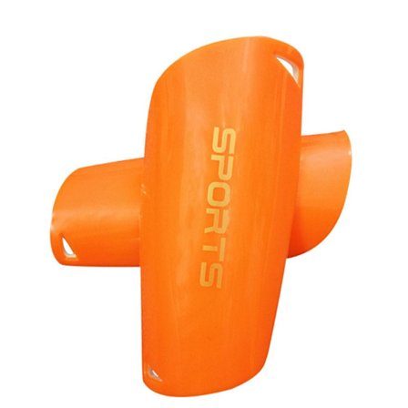 1 pari jalkapallon säärisuojat, jalkapallon cover ORANGE M