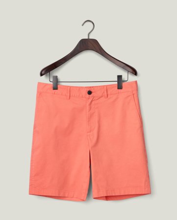 Lexington Classic cotton twill shorts, coral