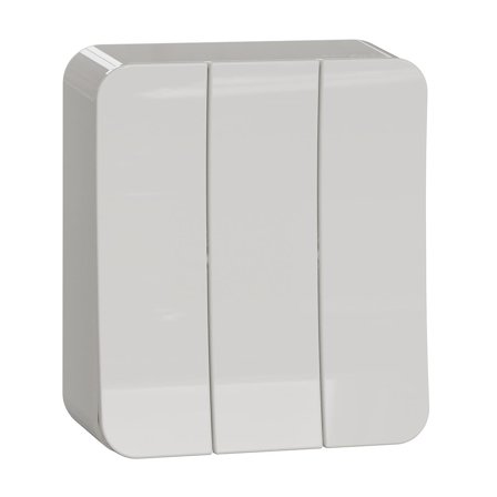 Schneider Electric Exxact Strømbryter 250 V, utenpåliggende 3-polet frakobler, Strømbrytere & vegguttak