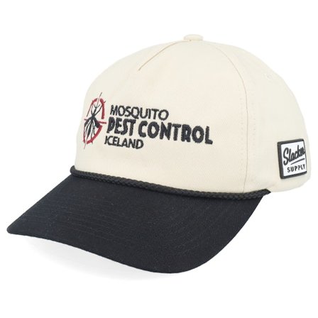 Slacker Supply - Beige adjustable Lippis - Mosquito Pest Control Iceland Rope Stone/Black A-frame Adjustable @ Hatstore
