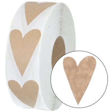 ETIKETT HJERTE MILJØ 32X48