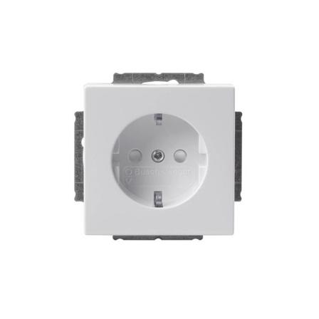ABB 20 EUC-84 Vegguttaksinnsats 1-veis Hvit, Strømbrytere & vegguttak