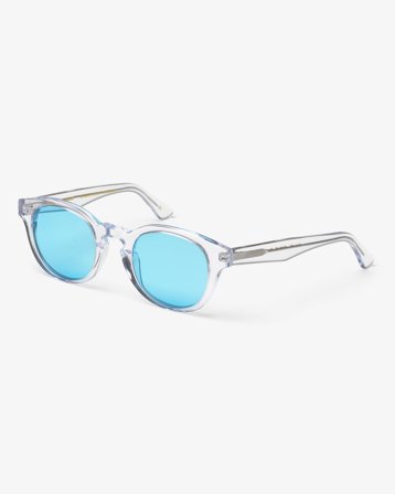 Sunglass 12 - Crystal Clear - Blue - One Size