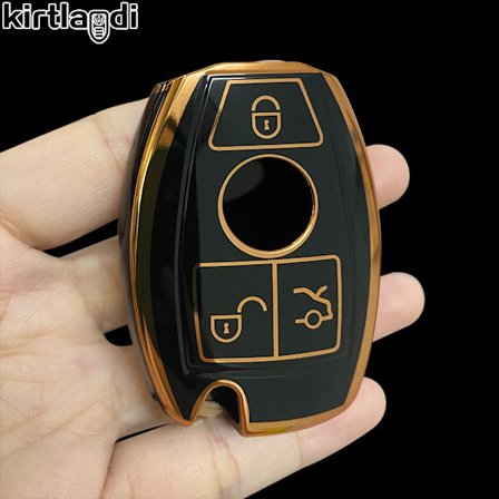 För Mercedes Nyckelskydd TPU Fjärrkontroll Bilnyckelfodral För Mercedes Benz Clk 200 W213 Amg Glc CE S Klass W203 W204 W205 W212 W176 CLA