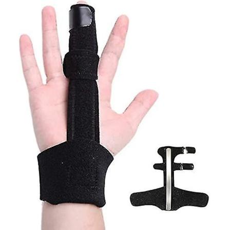 Fingerskena, avtagbart fingerskydd för alla fingrar, stöd för lindring av fingerbesvär, stukningar