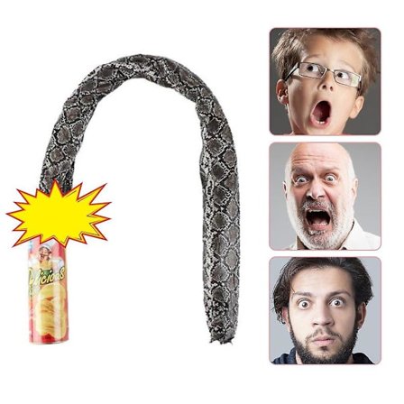 Sjov Kartoffelchips Springende Slange Legetøj Gave 1. April