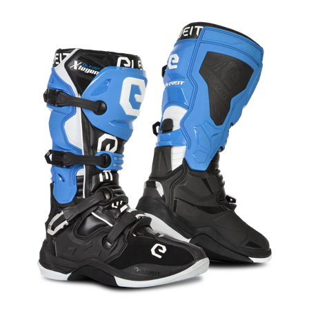 Stivali Cross Eleveit X-LEGEND Nero-Blu-Bianco 40