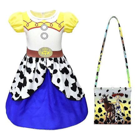 Leke-kostyme for Jessie-kujenta for jenter, veskeantrekk