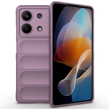 Mjukt greppformat Xiaomi Redmi Note 13R Pro skal - Ljuslila