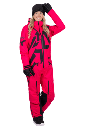 FXR Cold Cross CX F.A.S.T Isolerad Dam Monosuit 26 Razz/Svart 12