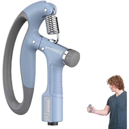 Handgreppsstärkare, 10-100 kg justerbar handgreppsstärkare handledstränare för handstyrketräning och skadeåterhämtning