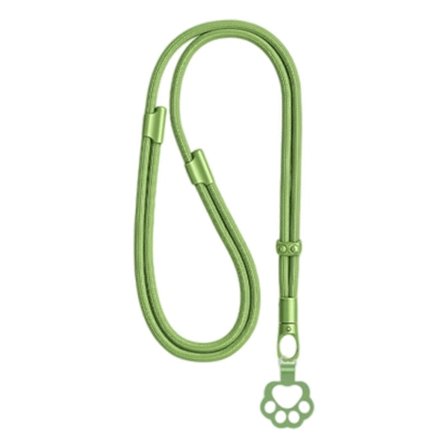 Monitoiminen älypuhelimen kaulanauha, säädettävä pituus 40–80 cm, pehmeä polyesterinauha, turvallisella metallisoljella.