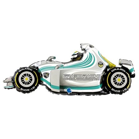 Urheiluauto Ilmapallo Folio Harmaa