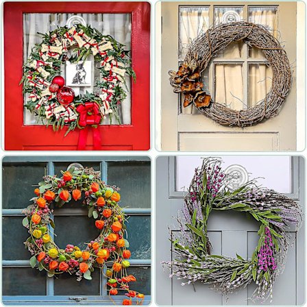 Kranshengeren, Stor Klar Heavy Duty Sugeskopphengere 22 Lb Avtakbar Sterk Vindu Glass Dør Sugeskopphengere For Halloween Jul