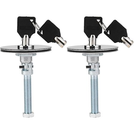 Hurtigkobling, Universal Carbon Style Motorpanserlås Nøkkel Pin Kit 2stk svart