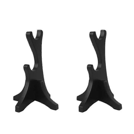 To-etagers tryllestavsdisplaystand, tryllestavsdisplaystand, trætryllestavsholder, 2-lags stativ til