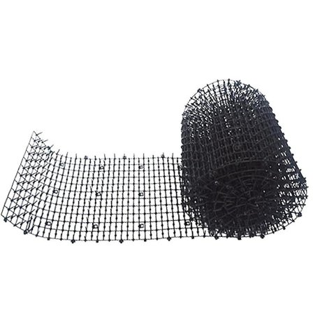 Hage Kattematte Piggstripe Anti Katt Hund Avskrekkende Avskrekkingsmiddel Pigmatte Hage Blomsterplante - svart