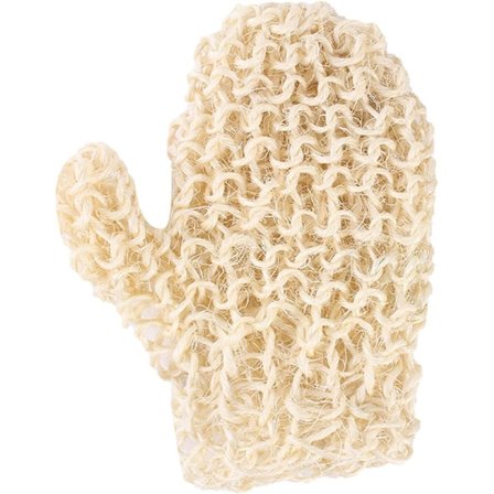 Jute Eksfolierende Handske, Eksfolierende Hestehårshandske, Sisal Brusehandsker, Flettet Skrubbehandske Eksfolierende Hudhandske, Naturlig Kropsskrub,