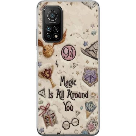 Kompatibel Mobilcover til Xiaomi Xiaomi Mi 10T Pro 5G Broderet magisk illustration med symboler, citater og eventyrinspireret fantasi der skaber en bl