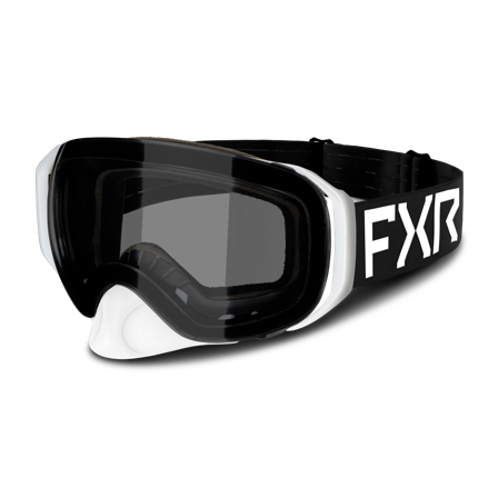 FXR Ride X Spherical Snowmobile Goggles Black/White