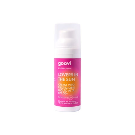 Goovi LOVERS IN THE SUN Crema Solare Viso SPF50+ 50ml - Solare viso alta prot.