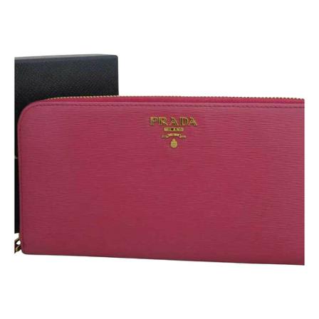Prada Vintage Wallets & Cardholders Pink, Dame Vintage Accessories, Størrelse: ONE Size