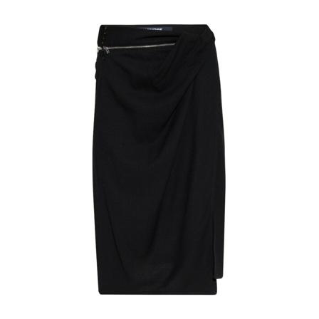 Jacquemus Midi Skirts svart, Dam, Dam, Storlek: 2XS