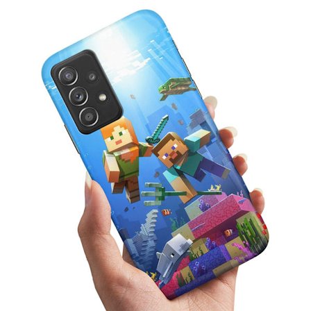 Cover / Mobilcover til Samsung Galaxy A13 4G - Minecraft