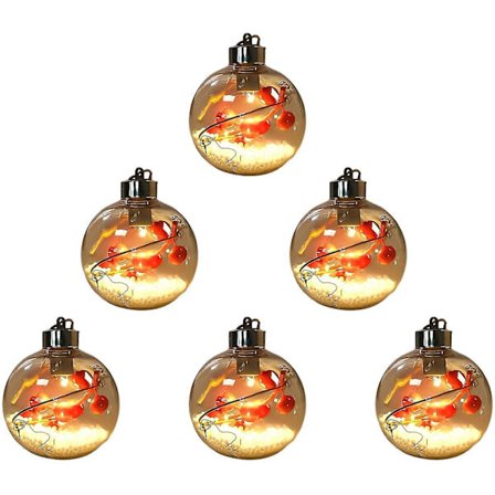 Julgranspynt Klot Transparent Hängande Boll