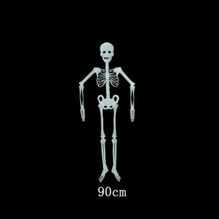32/90/150 cm Poseerattava ihmisluuranko Halloween-koriste Juhlat A 90cm