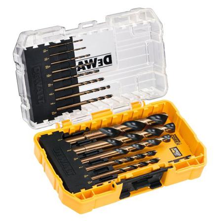 Dewalt DT70727-QZ Metalborsæt 14 dele, HSS-G, Maskintilbehør & forbrugsvarer