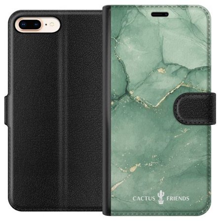 Kompatibelt Lommeboketui til Apple Apple iPhone 7 Plus Cactus and Friends – JadeVeins