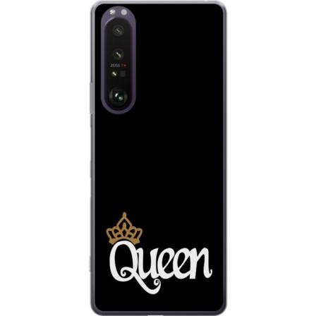 Sony Xperia 1 III Genomskinligt Skal Queen 01