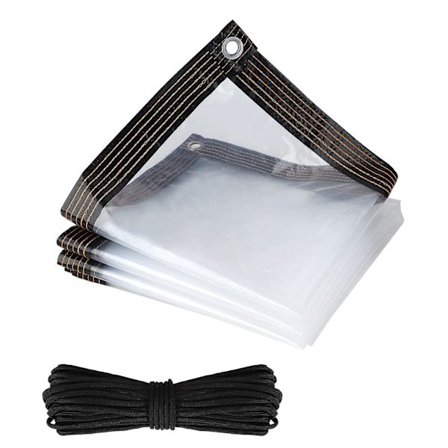 Presenningar, genomskinlig presenning vattentät, presenning vattentät möbel för cover , kraftigt förstärkt vattentät(2X1M)