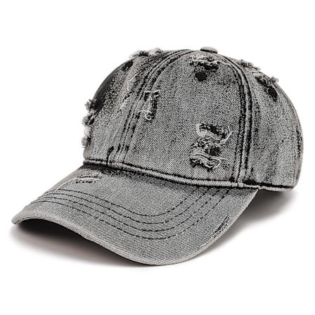 Sommervasket Denim Jente Baseball Caps Sommer Justerbar Unisex Baseball Caps