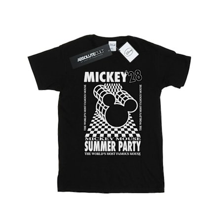 Disney Boys Mickey Mouse Summer Party T-shirt 9-11 år Svart
