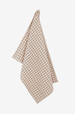 Boel & Jan - Håndkle Noor - Rød - Kjøkkenhåndklær - Fra Homeroom