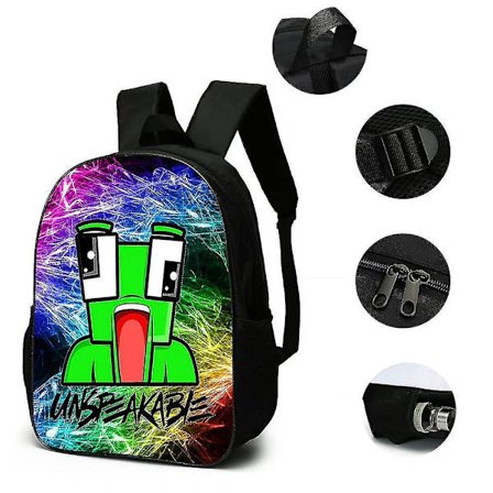 Unspeakable Print Kids Cartoon Rucksack Backpack Shoulder Bag Students School Bag Gift