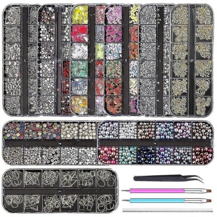 IC CNE 9 Laatikkoa Kynsistrassit, Kynsihelmet Kynsitimantit,n