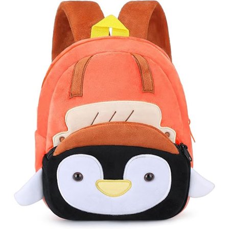 Børne rygsæk Dyr Plys Småbørnsrygsæk Sød Førskole Dagplejetaske til Piger Drenge Rygsæk Penguin