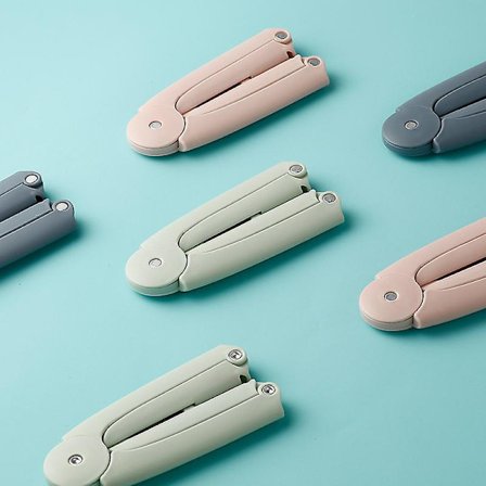 Reise sammenleggbare kleshengere, bærbare sammenleggbare kleshengere med sklisikre spor, bil og camping (6 stk)