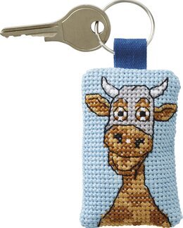 Broderikit Nøglering Ko - Permin
