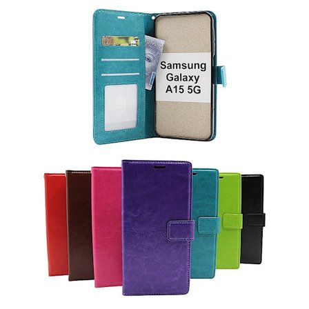Crazy Horse Wallet Samsung Galaxy A15 5G