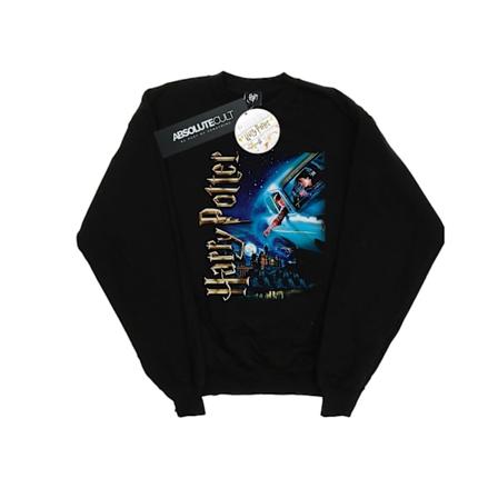 Harry Potter Dam/Damer Smiles At Hogwarts Sweatshirt XL Svart Black XL