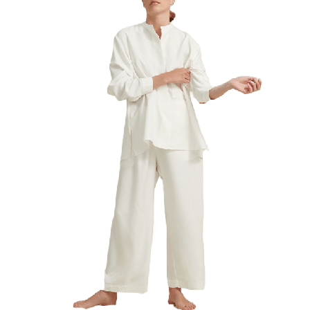 A Part Of The Art Airy Shirt Soft Modal Överdelar Dam Vit XL